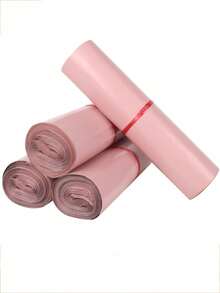 50个粉色快递袋，简约百搭的包装袋，适用于学校、办公室、礼品、商务运输、返校季和情人节等场合。 - 粉色 - 查看 2