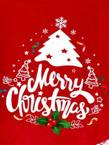 Velminro Men's Merry Christmas Pattern Pajama Set, Suitable For Family Gatherings, Great Gift - Red - View 2