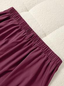 GlowEve CURVE 大码女式高腰A字裙，优雅通勤