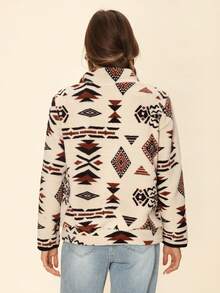 Coeurva Women's Half-Zip Sweatshirt,Long Sleeve Tops In Fall/Winter - Multicolor - View 2