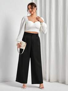 Firerie Plus High Waist Wide Leg Pants