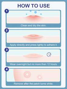 Slow Sunday 祛痘夜间贴，24片装，含水杨酸，采用水胶体材料，超薄设计，全覆盖，防水透气，清爽舒适，温和不刺激，适用于妆前和日常护理，遮瑕效果更佳，适用于面部和身体，有效遮盖痘痘和瑕疵，Y2K风格，非常适合约会、生日、周年纪念日或任何特殊场合，情人节礼物，斋月聚会礼物，派对必备 - Night - 查看 4