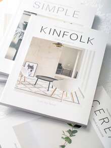 1Set Ins Style Simple English Magazine, Shooting Background, Ins Style Simple English Book,Live Photo Props, Street Shooting Decoration, Decorative Ornaments, Suitable For Food, Jewelry, Jewelry, Cosmetics Shooting Background