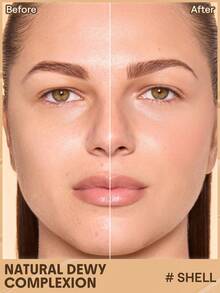 SHEGLAM Dew & Done Skin Tint With Spf20-Shell Brand Beauty Makeup Face Paint Cosmetic For Women Girls Perfect For Fall Winter Ideal For Y2K Fancy Fashion Suitable For Birthday Christmas Present Party Ready Best Color - Shell - Xem 2