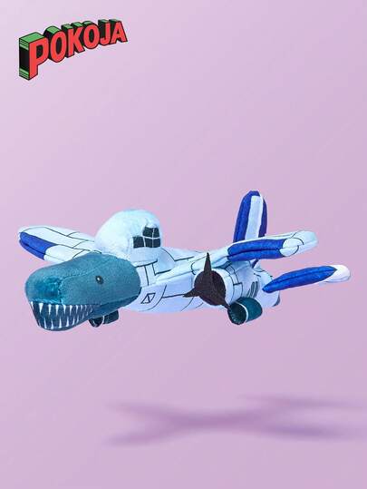 意大利 Brainrot 毛绒玩具，Bombardiro Crocodilo 毛绒玩具，柔软可爱的毛绒动物造型毛绒玩具，适合儿童和成人