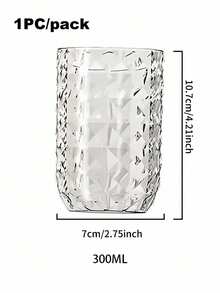 1 Cốc súc miệng bằng nhựa đính đá PET, Cốc nhà tắm lớn, Cốc súc miệng di động, Giá để bàn chải đánh răng bằng nhựa, Đồ trang trí phòng tắm, Đồ dùng học tập cho mùa thu năm học mới - Một gói - Xem 2