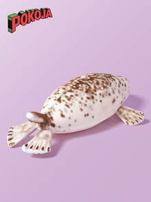 35cm Realistic Seal Stuffed Animal Seals Plush Doll Look Sea Lion Like Sea Creature Doll Aquarium Sea Animal Stuffed Toy Throw Pillow For Christmas Decor - Multicolor - View 5