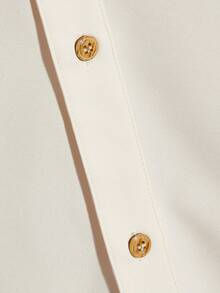 HIMLAND Men Solid Button Front Shirt - Beige - View 3