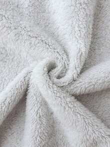 SHEIN Teen Girls Heart Pattern Long Sleeve Thermal Lined Sweatshirt, Suitable For Autumn/Winter - Black - View 7