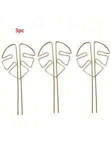 1/3/5 Reusable Metal Climbing Plant Stem Support Stakes – Unique-Designed Plant Stakes, Garden Decoration & Accessory, Flower Pot Ornament, Indoor Plant Trellis, Ideal For Plant Healthy Growth - Multicolor - View 16