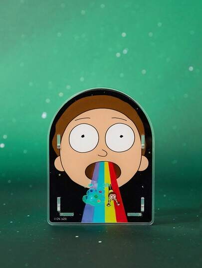 Rick and Morty X SHEIN 时尚有趣的卡通人物图案头发收纳盒