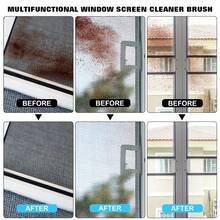 Mesh Screen Cleaner, Cleaning Brush For Window Screen Window Screen Cleaner, Wet And Dry Dual-Use Window Cleaning Kit, Screen Cleaner Tool Window Track Cleaning Tools Window Seal Cleaner - Multicolor - View 1