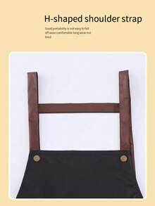 1/2pcs Waterproof And Oil-Proof Cooking Apron With Pockets, Suitable For Men And Women - Multicolor - View 6