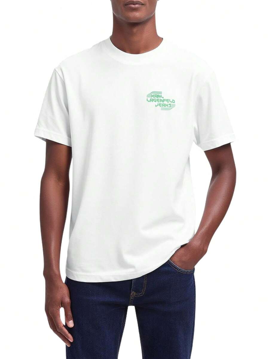 Karl Lagerfeld Men's T-Shirts Black - White - View 1