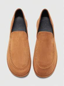 CUCCOO BIZCHIC New French British Style Low Heel Loafer Flat Casual Women Shoes - Brown - View 2