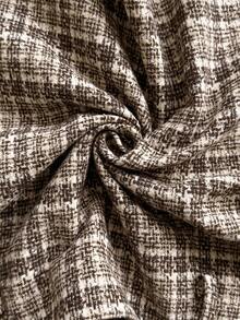 Firerie Plus Size Plaid Casual/Work Skirt Spring - Multicolor - View 9