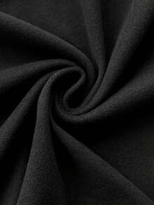 Elamini Women's Hooded Zip-Up Embroidered Fitted Long Sleeve Jacket - Black - View 5