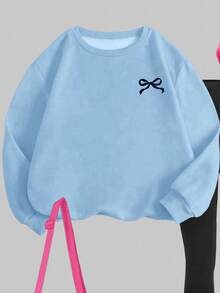 Emery Rose Kids Emery Rose Kids Bộ 2 món cho bé gái tuổi teen, gồm áo nỉ dày mềm cổ tròn và quần legging bó sát, kiểu dáng tối giản, trang phục thường ngày, thoải mái, lớp áo mùa thu cho trẻ em, phong cách thời trang, trang phục thường ngày, đi học, quần áo mùa thu, lễ hội, thích hợp cho hoạt động ngoài trời, dã ngoại, chụp ảnh đường phố, ở nhà. - Nhiều màu - Xem 4
