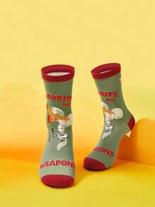 LOONEY TUNES X SHEIN Women Crew Socks - Multicolor - View 4