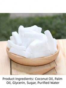 500g/1.1lb 白色/透明皂基，适用于DIY手工皂，透明植物皂基