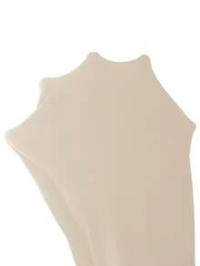 SHEIN Bộ quần áo nỉ và quần dài in chữ đơn giản thoải mái cho bé gái tuổi mới lớn - Màu be - Xem 8