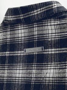 NEON BLANC Men's Short Sleeve Shirt With Halloween Spider Web - Blue - View 5