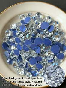 144/288/1440 piezas 1 paquete Cristales de Rhinestone de vidrio con fijación en caliente para planchar, piedras brillantes para diseño de ropa DIY, decoración de fiestas, manualidades y costura