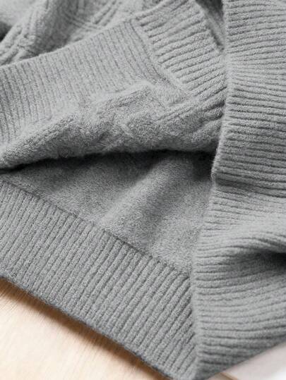 Pojkkofta med v-ringning, lämplig för vår, sommar, höst, skolstart, avslappnad gatustil, lämplig för hemmet, utflykter, sammankomster och skolstart