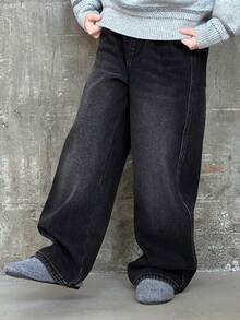 DAZY 男童保暖牛仔裤，冬季款