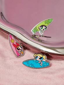 THE POWERPUFF GIRLS X SHEIN Women's Brooch - Multicolor - View 4
