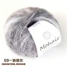 4件套多色渐变纱线 - 奢华纤维混纺，30%尼龙，马海毛，25克手工DIY编织成品围巾、帽子纱线，适合DIY编织围巾、帽子和毛衣，精品服装 - 彩色 - 查看 15