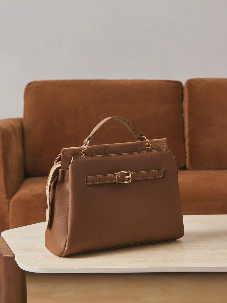 SHECARRY LADIES' HANDBAGS - Apricot - View 1