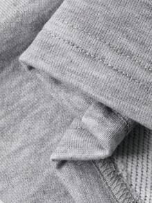 DAZY 男婴休闲松紧腰宽松裤 - 灰色 - 查看 5