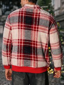 Manfinity CasualCool 男士成熟休闲畅销套头卫衣，适合日常穿着、圣诞节、新年假期、派对、晚宴、秋冬季长袖卫衣。送给朋友、丈夫、男友的绝佳礼物，圣诞节服装的理想之选。 - 彩色 - 查看 2