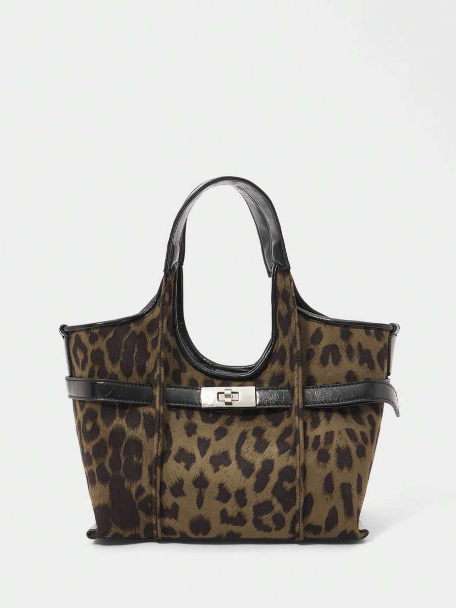 SHECARRY Women's Casual Handbag, Simple & Fashionable For Everyday Use - Dark Green - View 1