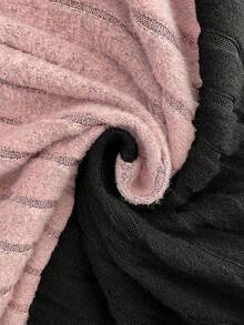 SHEIN Essnce 大码女装秋冬休闲宽松磨毛面料长袖连帽T恤打底裤两件套 秋季女装两件套 返校节机场女装亲子装休闲女套装 - 彩色 - 查看 7