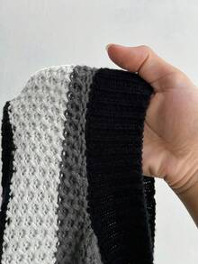 Whyspr New Versatile Casual Loose Fit Long Sleeve Long Cardigan Sweater, Multi-Color - Multicolor - View 4