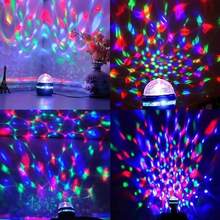 1 pieza Luz de ambiente de cielo estrellado, Luz de escenario LED (alimentada por USB) Luz de ambiente, Lámpara decorativa creativa para el hogar, Para uso en interiores en dormitorio, sala de estar, sala de juegos, luz nocturna para decoración de festivales y fiestas, Decoración para el hogar, KTV, bodas y celebraciones de festivales - Negro - Ver 12