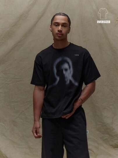 Musero 短袖宽松印花T恤 秋冬春夏款