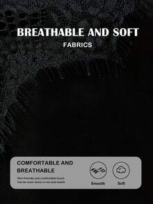 Briarwyn 女式露肩细肩带黑色蕾丝拼接高开衩下摆连衣裙 - 黑色 - 查看 10