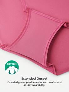 LUVLETTE 3-Pack Cotton High Waist Briefs Women Underwear Panties Set Christmas & New Years Pajamas Style