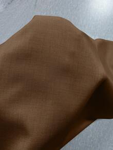 Franclia 法式拼接格纹设计袖口微修通勤休闲夏季西装外套 - 咖啡棕 - 查看 6