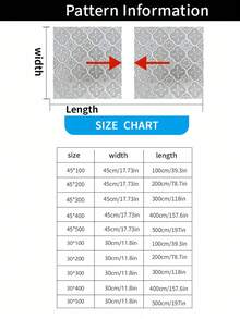 1 Roll Vintage Geometric Pattern Glass Film, Privacy Window Film, Glass Window Sticker, Reusable Non-Adhesive Glass Decoration For Home And Office