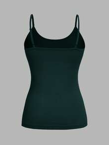 SHEIN EZwear Bộ 4 áo ba lỗ đơn giản, thoải mái, tối giản dành cho nữ, thích hợp cho mùa hè - Nhiều màu - Xem 6