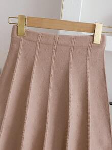 SHEIN Genkimix Kids Tween Girl 2 Pieces Knit Set, Cute 3D Bow Sweater With Pleated Skirt, Adorable & Elegant, Winter Skirt Two Piece Set For Kids Tween Matching Set Knit Girl Clothes Autumn And Winter Clothes Girl Knit Set Girls Sweater Skirt Set