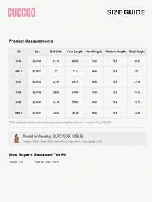 CUCCOO SZL 女式白色方头粗跟防水台弹力简约正式侧拉链踝靴和短靴 - 白色 - 查看 13