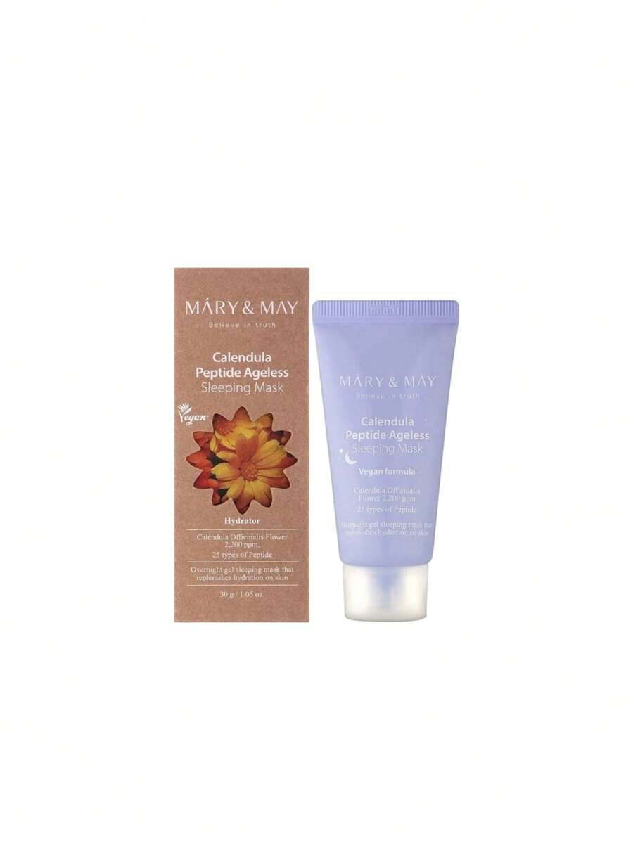 Mary&May Vegan Calendula Peptide Ageless Sleeping Mask 30 g - Multifärgad - Visa 1