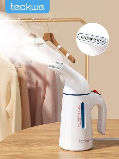 Teckwe Steamer For Clothes,Steamer,Handheld Clothing Steamer For Garment 30 Minutes,Fabric Wrinkle Remover Steam Iron For Home,Office And Travel