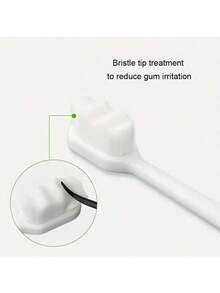 1 Pcs Extra Soft Micro Nano Toothbrush, Ultra Soft Toothbrush, Manual Toothbrushes With Extra Soft Bristles For Sensitive Teeth Gums, For Deep Cleaning At Home For Adults Daily Life - Multicolor - View 3