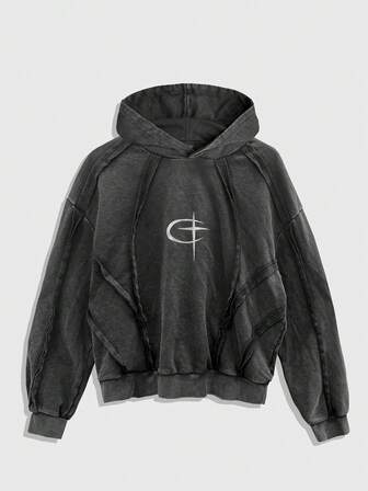 Street Life sweat-shirt à capuche décontracté avec imprimé graphique pour homme